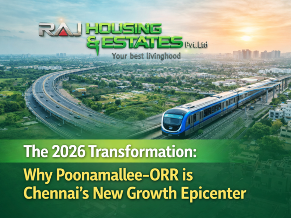 Chennai ORR development 2026 near Poonamallee with metro and infrastructure growth corridor