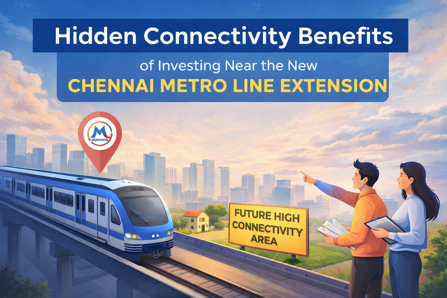 Hidden Connectivity Benefits Chennai Metro in Poonamallee with future high connectivity and metro investment zone